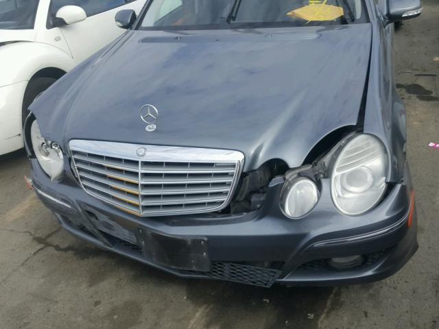 WDBUF22XX9B362214 - 2009 MERCEDES-BENZ E 320 CDI GRAY photo 9