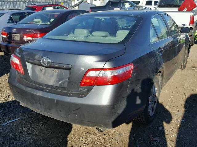 4T1BK46K29U080325 - 2009 TOYOTA CAMRY SE GRAY photo 4