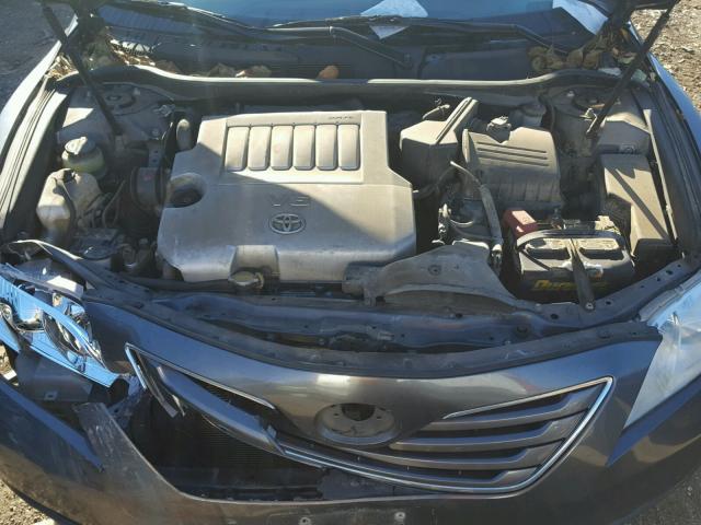 4T1BK46K29U080325 - 2009 TOYOTA CAMRY SE GRAY photo 7