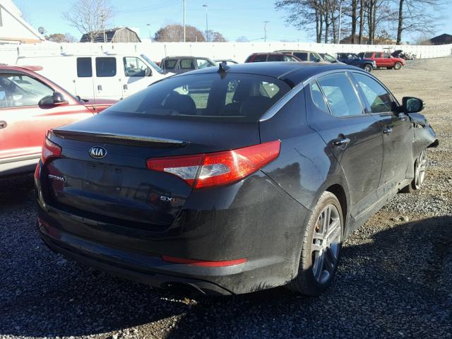 5XXGR4A60DG118181 - 2013 KIA OPTIMA SX BLACK photo 4