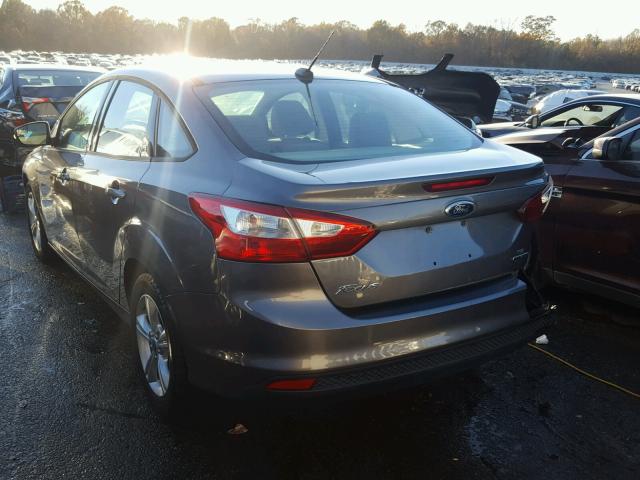 1FADP3F22DL217082 - 2013 FORD FOCUS SE GRAY photo 3