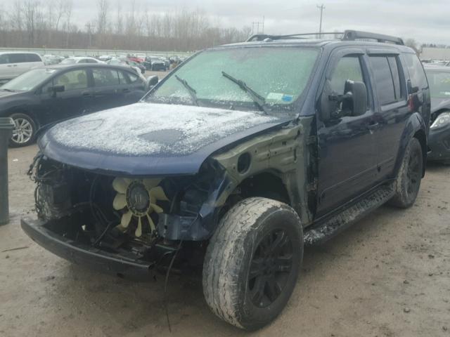 5N1AR1NB6AC602164 - 2010 NISSAN PATHFINDER BLUE photo 2