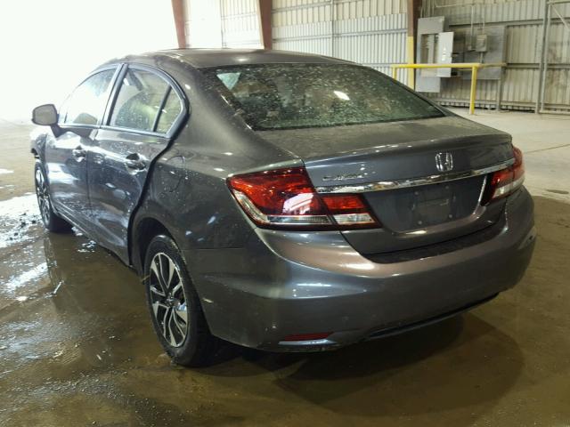 19XFB2F82DE022382 - 2013 HONDA CIVIC EX GRAY photo 3