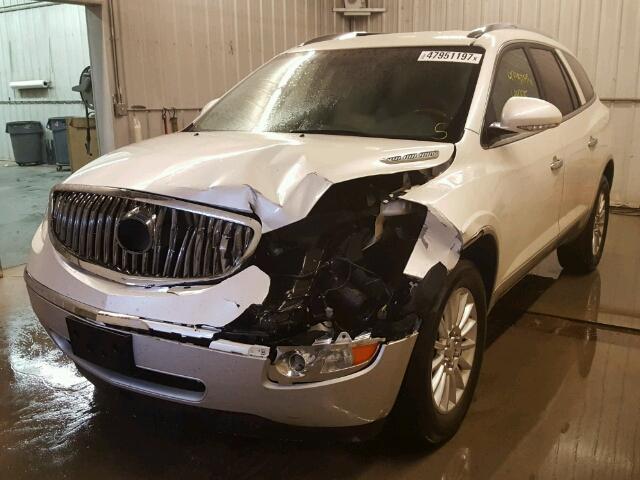 5GAKVCED5CJ237347 - 2012 BUICK ENCLAVE WHITE photo 2