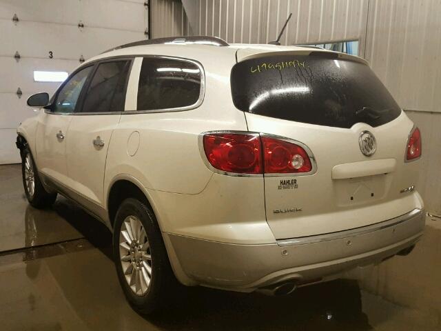 5GAKVCED5CJ237347 - 2012 BUICK ENCLAVE WHITE photo 3