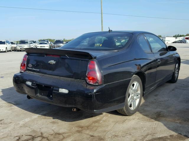 2G1WN161669192162 - 2006 CHEVROLET MONTE CARL შავი ფოტო 4
