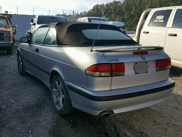 YS3DF78K327008823 - 2002 SAAB 9-3 SE SILVER photo 3