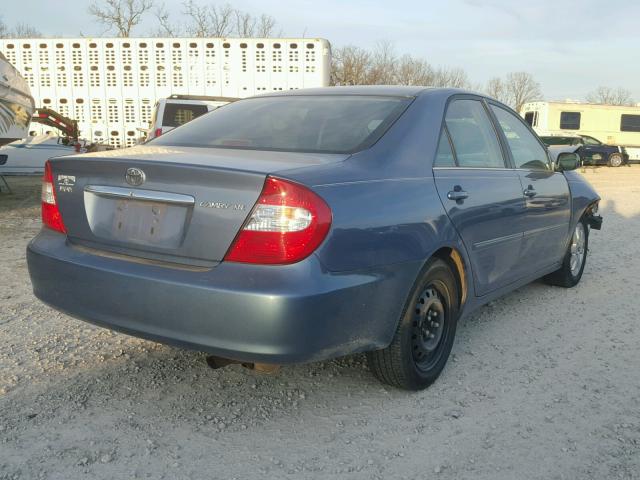 4T1BE32KX4U889345 - 2004 TOYOTA CAMRY LE TEAL photo 4