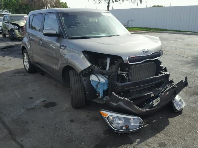 KNDJN2A27E7109295 - 2014 KIA SOUL GRAY photo 1