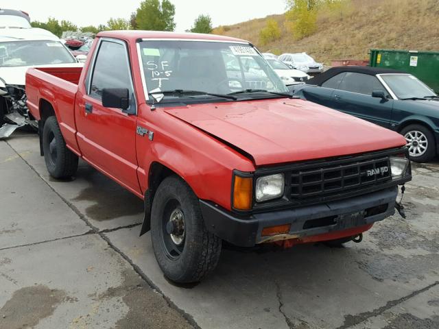 JB7FM24E6KP026726 - 1989 DODGE RAM 50 RED photo 1