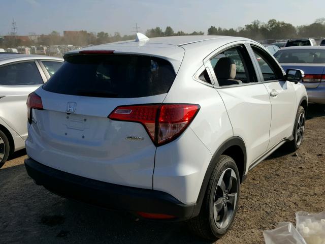 3CZRU6H50JM725797 - 2018 HONDA HR-V EX WHITE photo 4