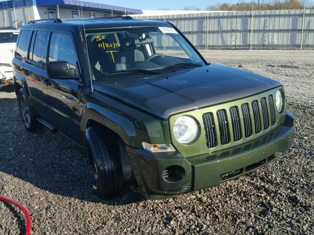 1J4FT28B79D110269 - 2009 JEEP PATRIOT SP GREEN photo 1