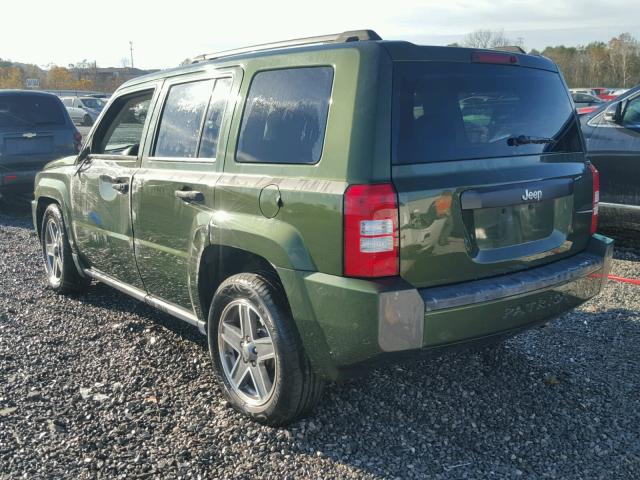 1J4FT28B79D110269 - 2009 JEEP PATRIOT SP GREEN photo 3