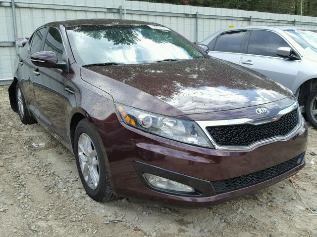 5XXGM4A76DG099918 - 2013 KIA OPTIMA LX MAROON photo 1