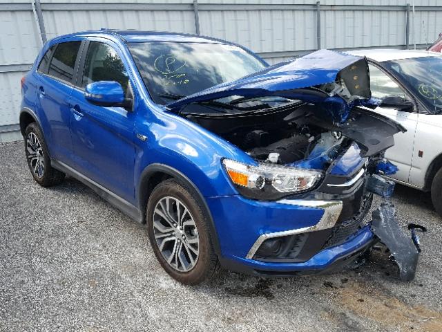 JA4AR3AU6JZ024713 - 2018 MITSUBISHI OUTLANDER BLUE photo 1