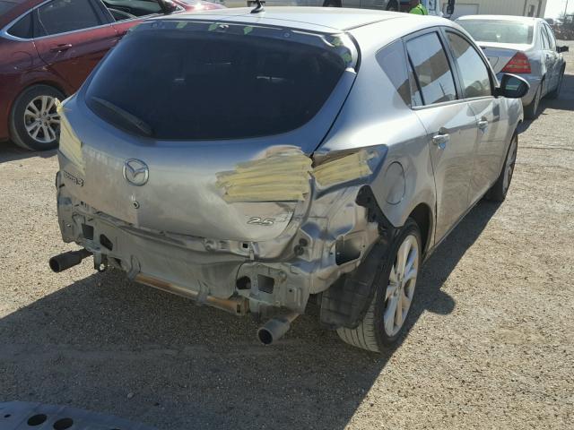 JM1BL1H54A1335926 - 2010 MAZDA 3 S SILVER photo 4