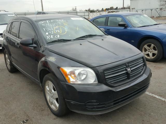 1B3HB28C58D747235 - 2008 DODGE CALIBER BLACK photo 1