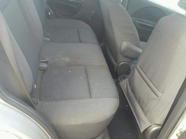 KL1TD66697B737901 - 2007 CHEVROLET AVEO BASE Srebrny zdjęcie 6