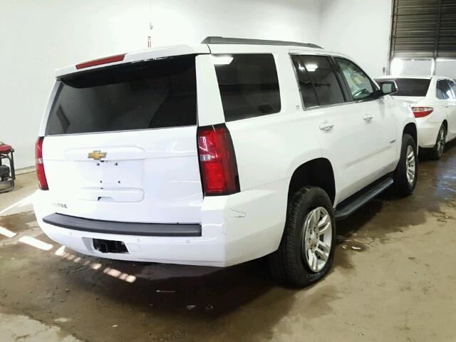 1GNSKBKC3FR115693 - 2015 CHEVROLET TAHOE K150 WHITE photo 4