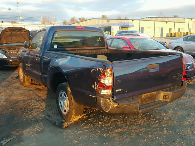 5TENX22N08Z529272 - 2008 TOYOTA TACOMA BLUE photo 3