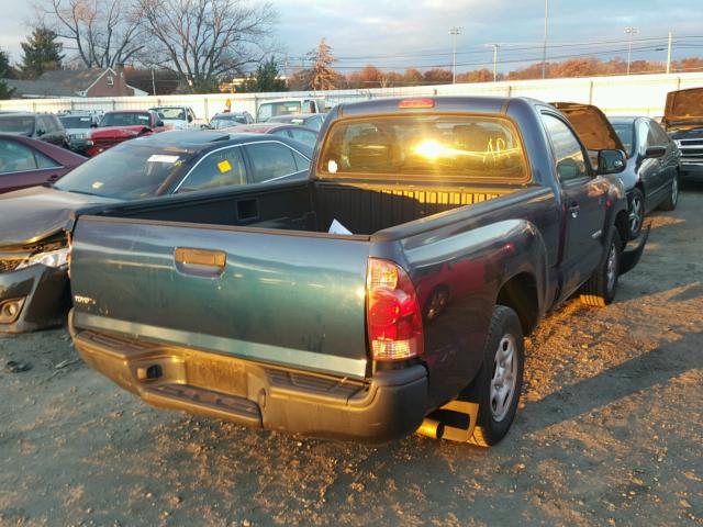 5TENX22N08Z529272 - 2008 TOYOTA TACOMA BLUE photo 4