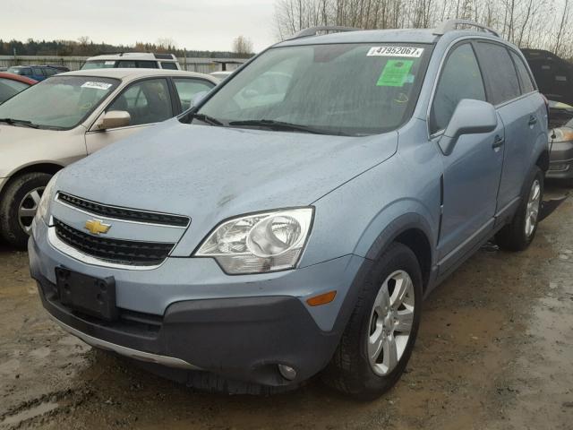 3GNAL2EK1DS617074 - 2013 CHEVROLET CAPTIVA LS BLUE photo 2