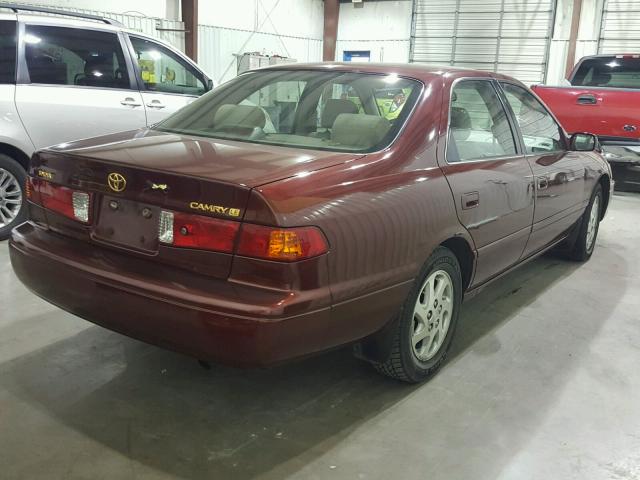 4T1BG22K11U043010 - 2001 TOYOTA CAMRY CE MAROON photo 4