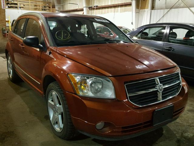 1B3HE78K88D642524 - 2008 DODGE CALIBER R/ ORANGE photo 1