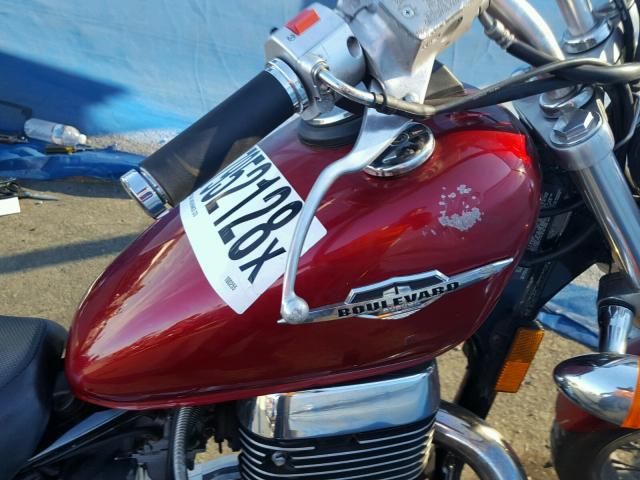 JS1NP41A282100255 - 2008 SUZUKI LS650 BURGUNDY photo 9