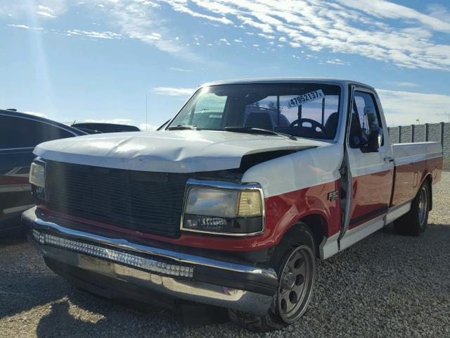 1FTEF15N1RNA68578 - 1994 FORD F150 RED photo 2