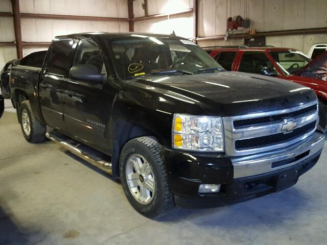 3GCRKSE33AG129363 - 2010 CHEVROLET SILVERADO BLACK photo 1