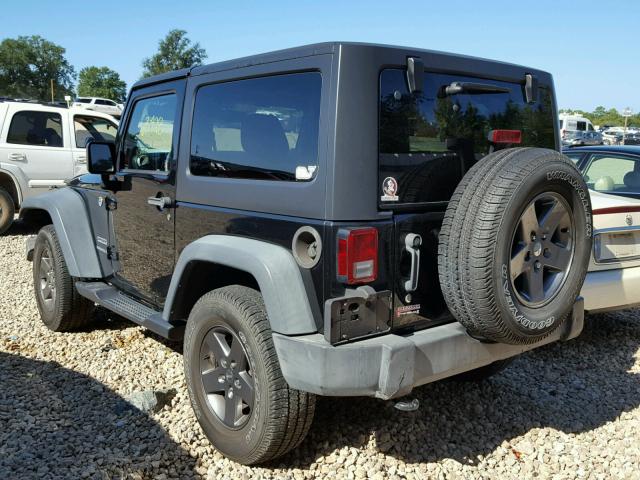 1C4AJWAG2DL670847 - 2013 JEEP WRANGLER S BLACK photo 3