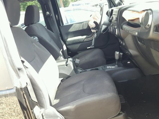 1C4AJWAG2DL670847 - 2013 JEEP WRANGLER S BLACK photo 5