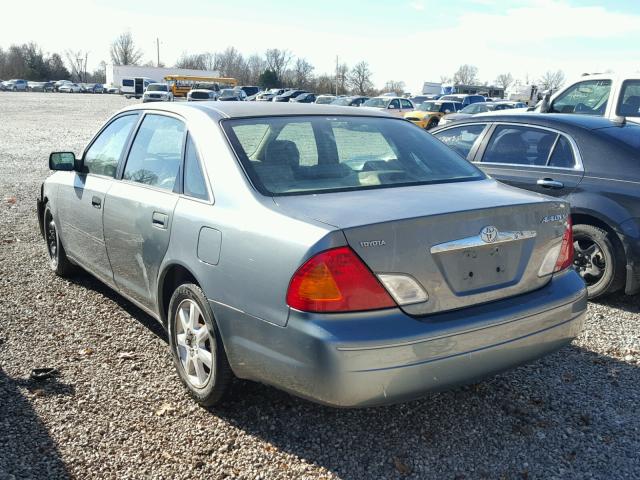 4T1BF28B6YU055044 - 2000 TOYOTA AVALON XL BLUE photo 3