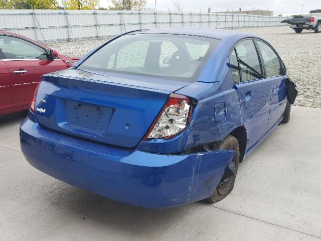1G8AJ54F54Z209730 - 2004 SATURN ION LEVEL BLUE photo 4