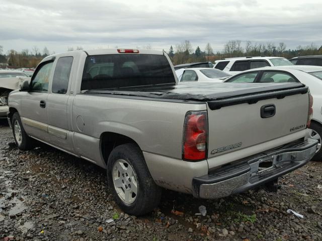 1GCEC19Z35Z203732 - 2005 CHEVROLET SILVERADO GRAY photo 3