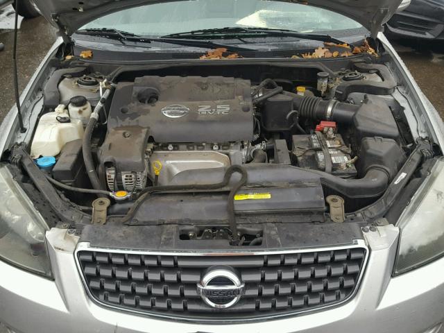 1N4AL11D25N930307 - 2005 NISSAN ALTIMA S SILVER photo 7