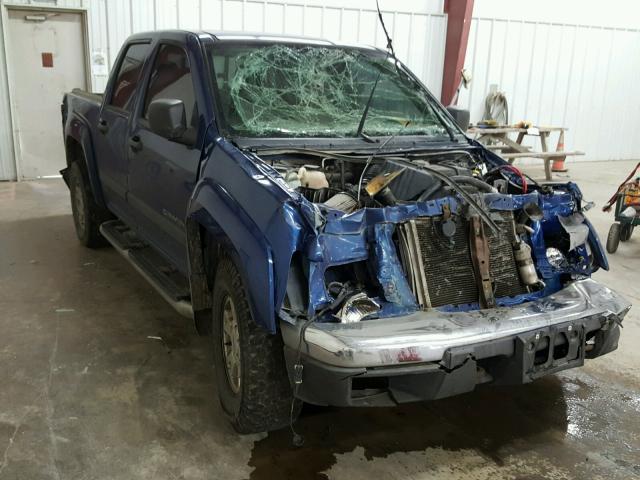 1GTDT136658213297 - 2005 GMC CANYON BLUE photo 1