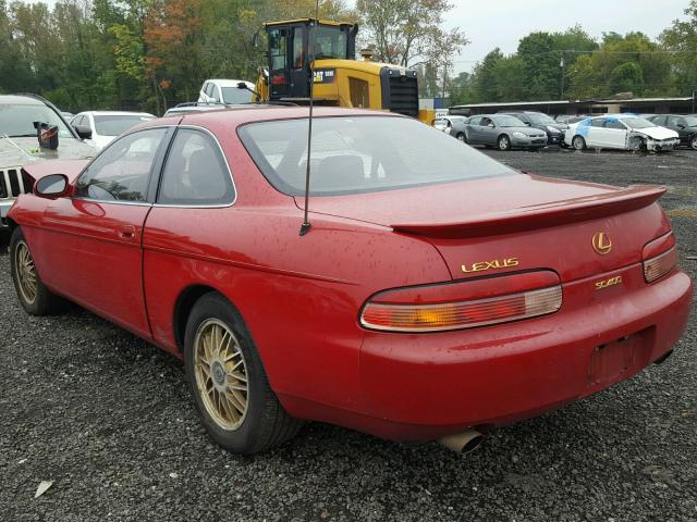 JT8UZ30C0S0043158 - 1995 LEXUS SC 400 RED photo 3