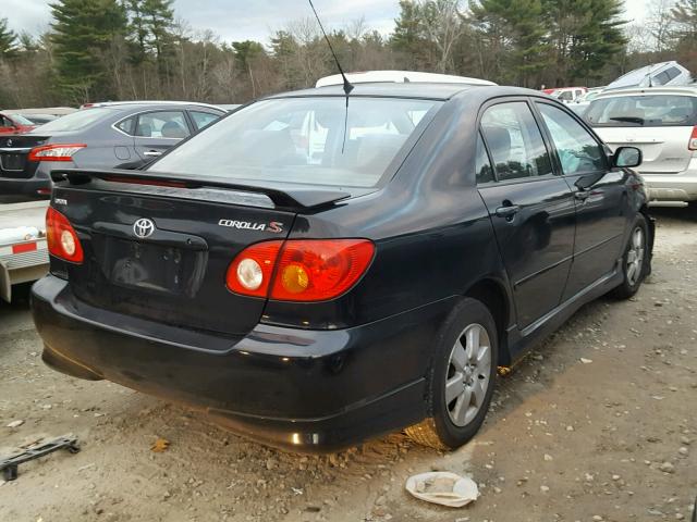 2T1BR32E24C217151 - 2004 TOYOTA COROLLA CE BLACK photo 4