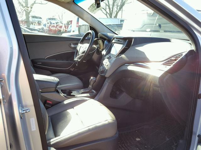 5XYZUDLB5DG119002 - 2013 HYUNDAI SANTA FE S SILVER photo 5