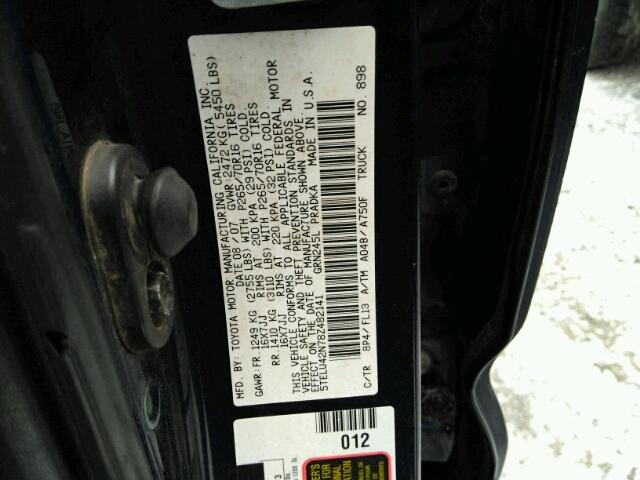 5TELU42N78Z482141 - 2008 TOYOTA TACOMA DOU BLUE photo 10