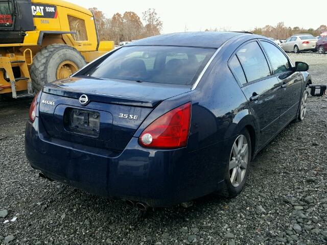 1N4BA41E46C827553 - 2006 NISSAN MAXIMA SE BLUE photo 4