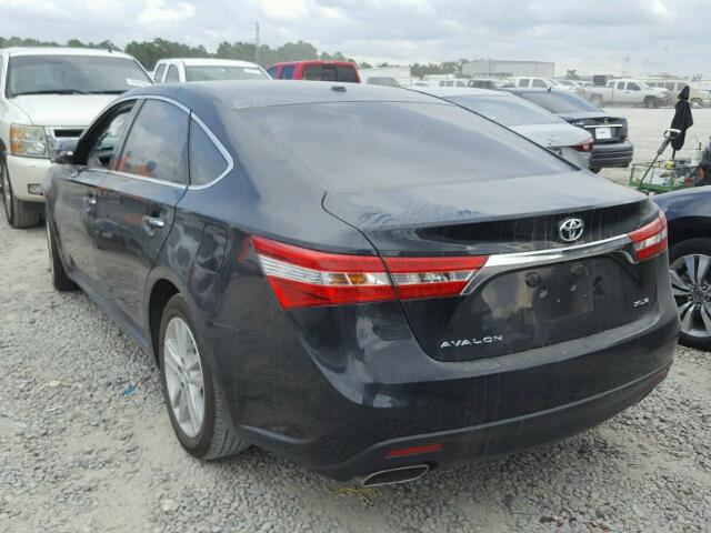 4T1BK1EB2FU141247 - 2015 TOYOTA AVALON XLE BLACK photo 3