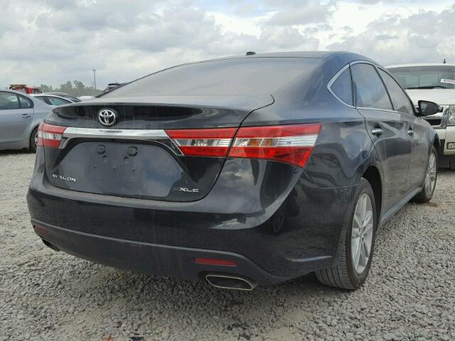 4T1BK1EB2FU141247 - 2015 TOYOTA AVALON XLE BLACK photo 4