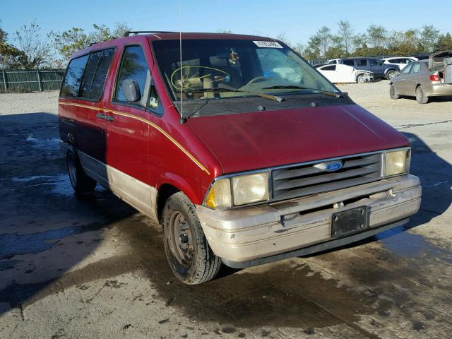 1FMDA31X5SZA75735 - 1995 FORD AEROSTAR MAROON photo 1