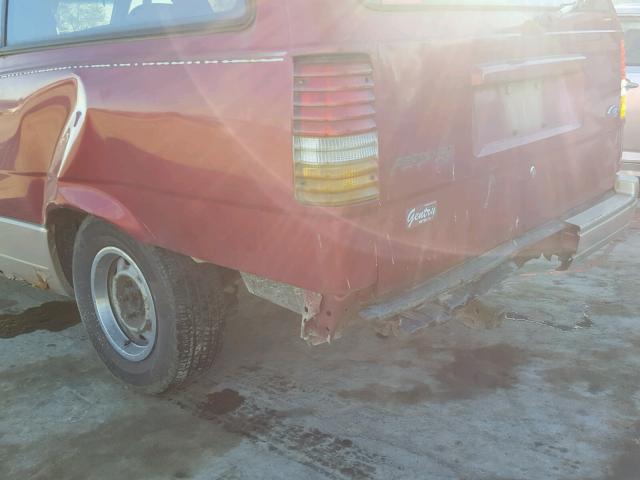 1FMDA31X5SZA75735 - 1995 FORD AEROSTAR MAROON photo 9