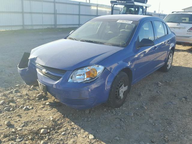 1G1AK58F787214516 - 2008 CHEVROLET COBALT LS BLUE photo 2