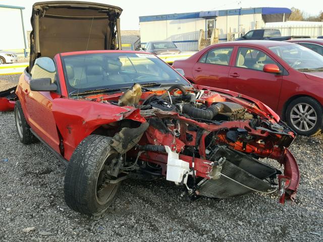 1ZVFT84N965256510 - 2006 FORD MUSTANG RED photo 1