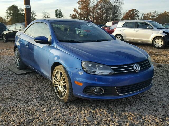 WVWBW7AH8CV003918 - 2012 VOLKSWAGEN EOS KOMFOR BLUE photo 1